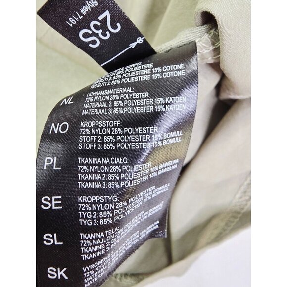 Kuhl Size XL Mens Khaki Green Nylon Polyester Back Vent Long Sleeve Logo Shirt - Picture 5 of 15